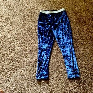 Blue sparkly pants